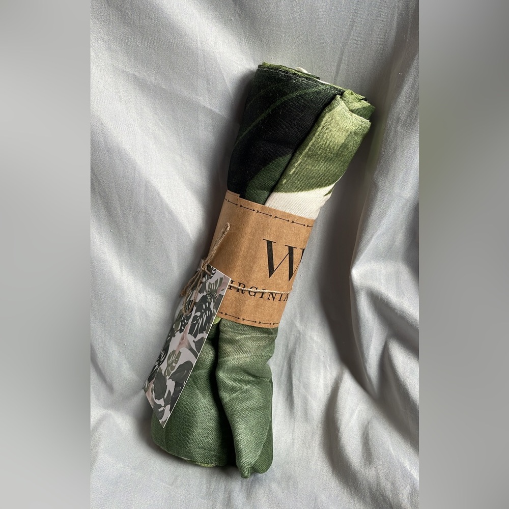 Virginia Wolf Palm leaf print wrap